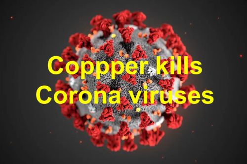 Copper kills corona viruses